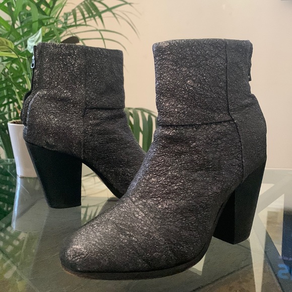 rag & bone Metallic Gunmetal Newbury Boot - Picture 4 of 12
